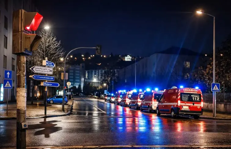 Bombeiros e Proteção Civil na rua para evacuar a zona ribeirinha